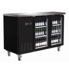 49" Back Bar Bottle Cooler w/ Glass (Serv-Ware)